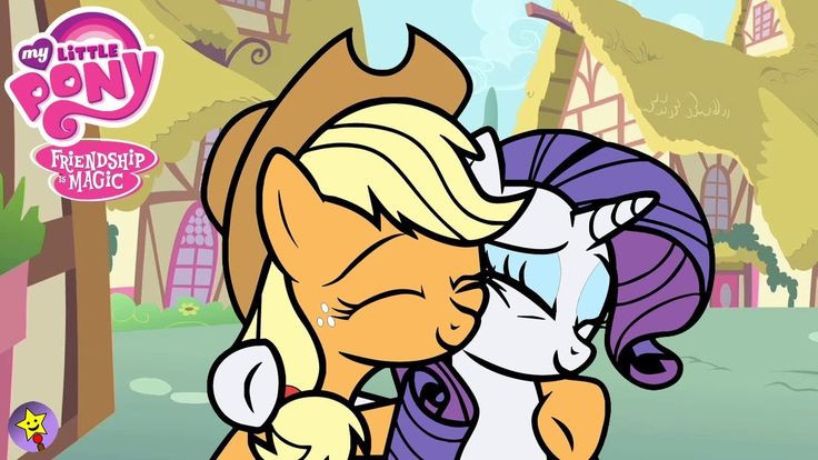 My Little Pony Rarity and Applejack digital coloring book page video Rarity colo