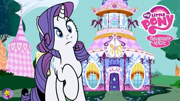 My Little Pony Rarity digital coloring book page video Rarity coloring book page