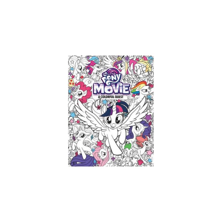 My Little Pony The Movie Coloring Book Paperback Robin Hoffman
