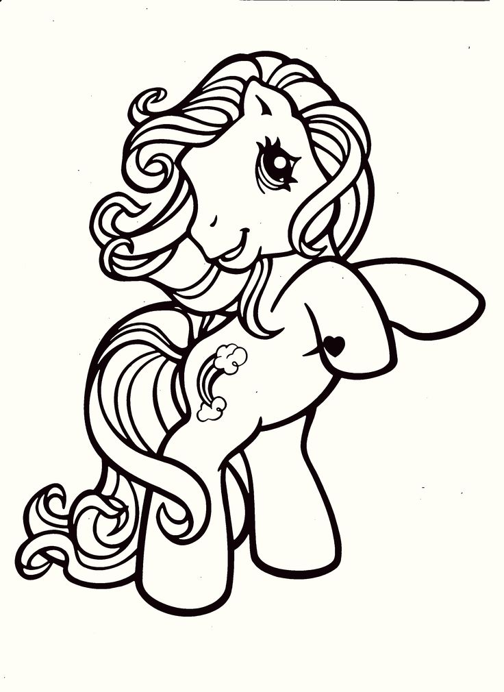 My Little Pony coloring page MLP Rainbow Dash