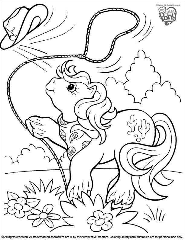 My Little Pony coloring page Old My Little Pony My