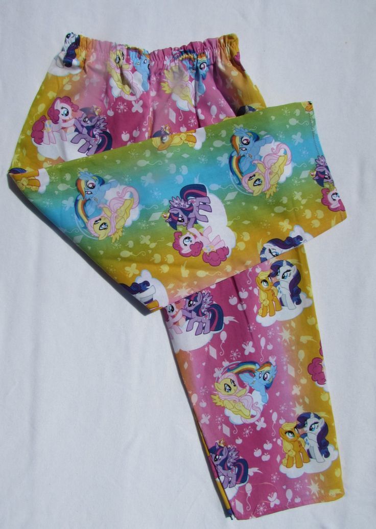 My Little Pony pajama cotton pants by livenlovecreations on Etsy cotton etsy