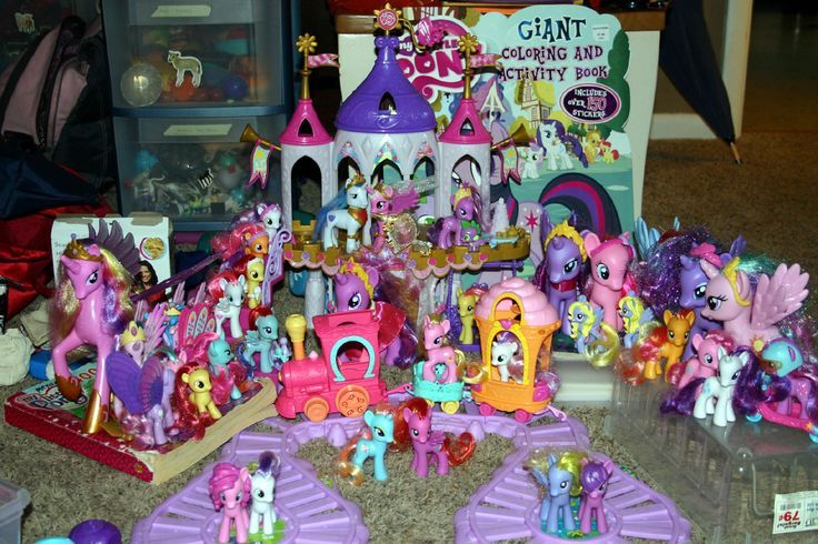 My Little Pony toys I know someone that had this and still does 🙂 Pony T