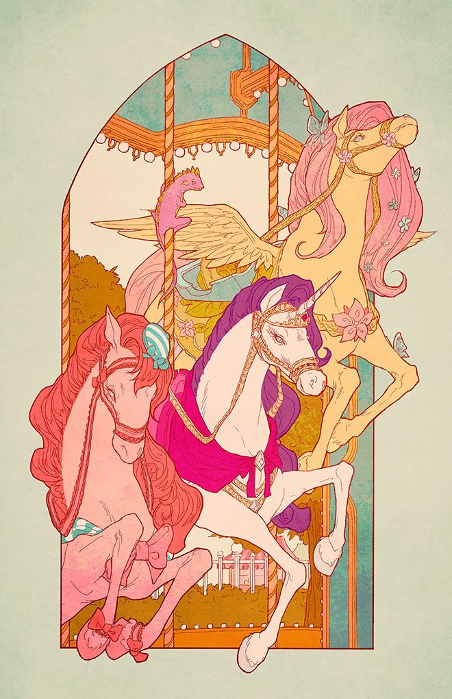 My Little Pony – Carousel Nouveau by iamacoyfish.devia… on @deviantART Caro