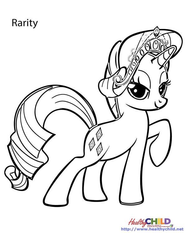 My little Pony Coloring Pages HealthyChild.net
