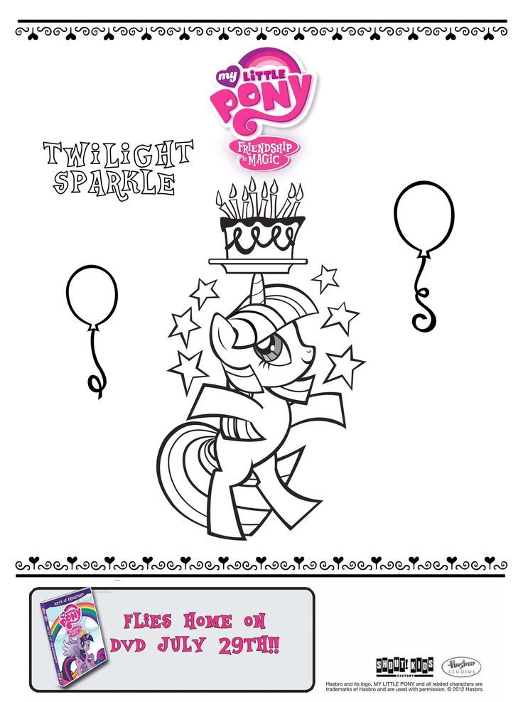 New My Little Pony coloring sheet… color in Twilight Sparkle. color Coloring