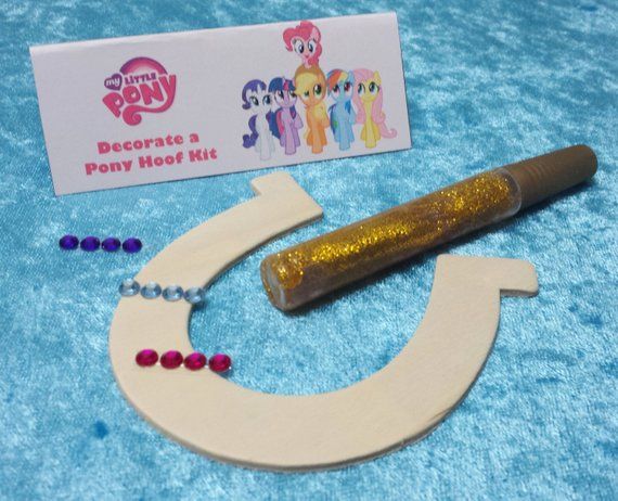 PARTY PACK My Little Pony Decorate your own Hoof Craft Kit