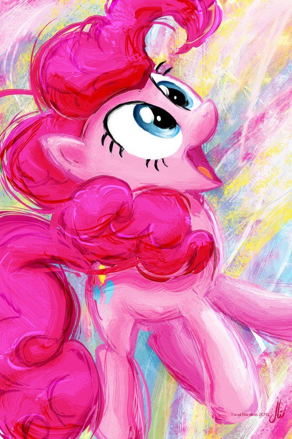 Pinkie Pie My Little Pony Friendship is Magic Art Print Poster