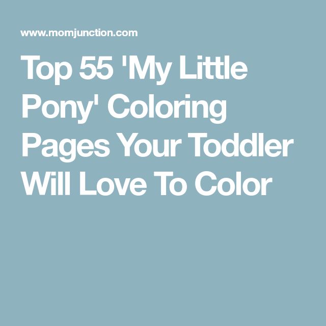 Top 55 39My Little Pony39 Coloring Pages Your Toddler Will Love To Color