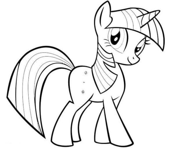 Twilight Sparkle My Little Pony Friendship Is Magic Coloring Pages Coloring Fr