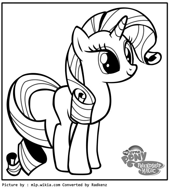 coloring my little pony rarity Google Search
