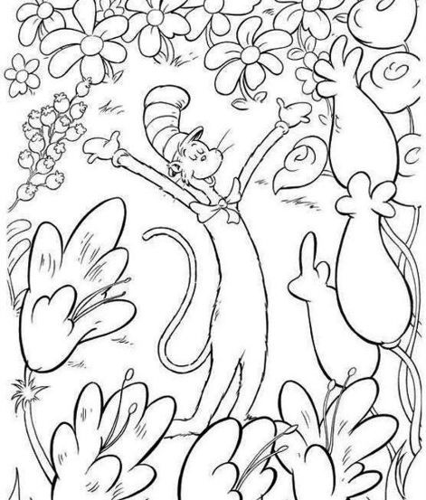 dr seuss coloring page free