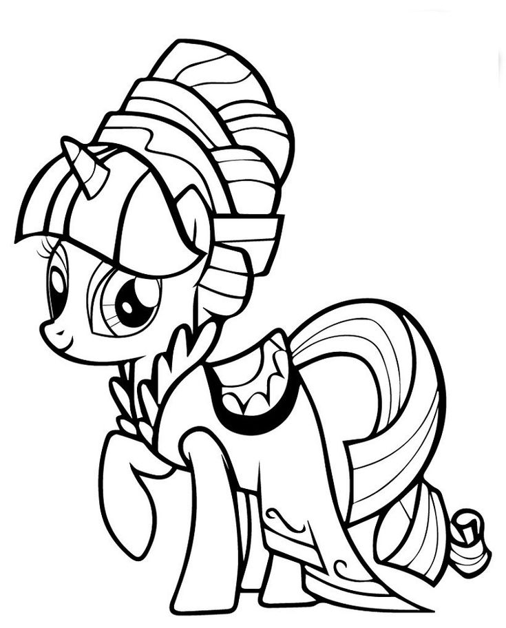 my little pony coloring pages rarity dress up