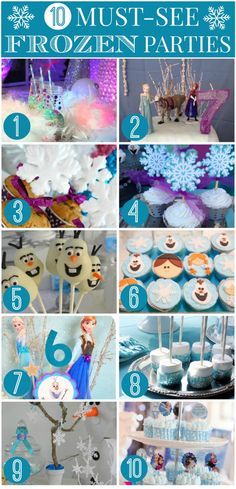 Check out these amazing Frozen parties from our community free Frozen printabl