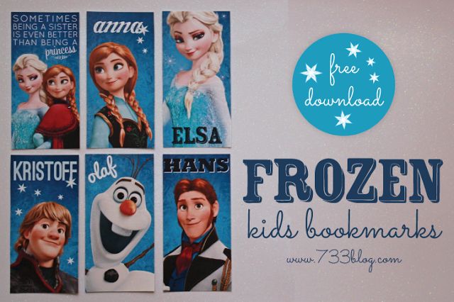 Disney Frozen Inspired Dress and Free Printable Bookmarks