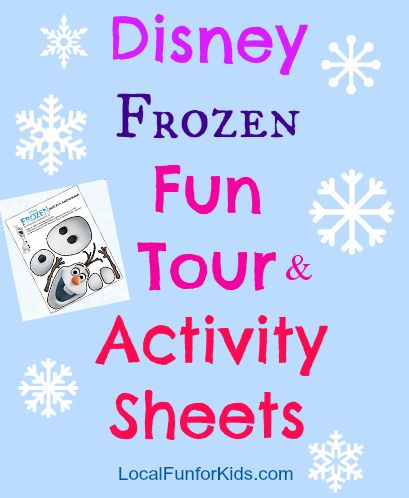 Disney Frozen Printable Activity sheets for kids