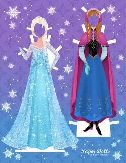 Disney39s Frozen Paper Dolls SKGaleana