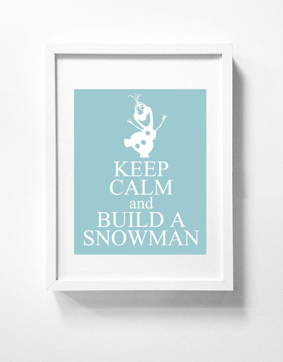 Disney39s Frozen printable wall art Olaf by GreyhoundGraphics