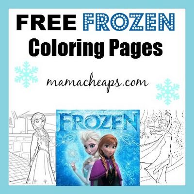 FREE Frozen Printable Coloring Pages Anna Elsa Olaf and MORE