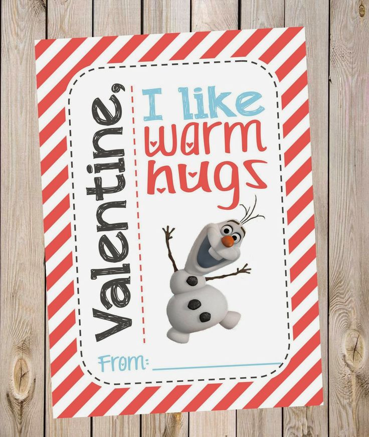 FREE Olaf Disney39s Frozen Printable Valentines Did I mention FREE And th
