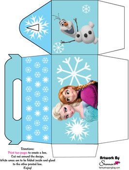 Favor Box 2 Frozen Favor Box Free Printable Ideas from Family Shoppingbag.co