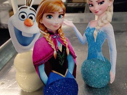 Free Disney Frozen Printable for Cake Pops
