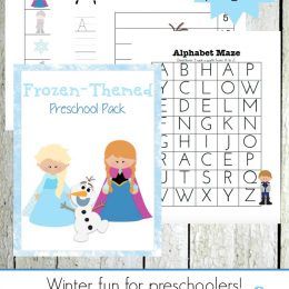 Free Frozen Printables for Preschoolers 38 Pages