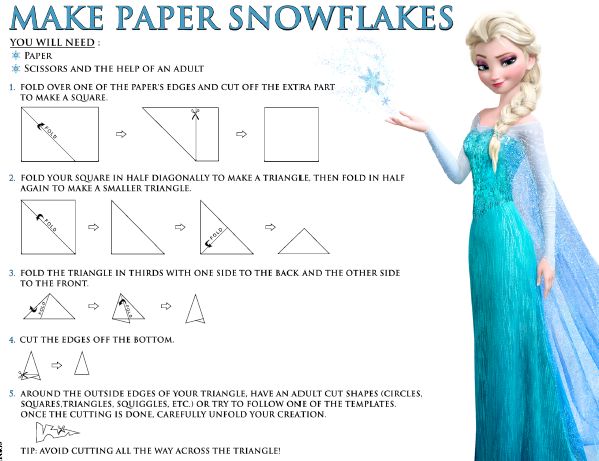 Free Frozen Snowflake Template Inspired By Dis