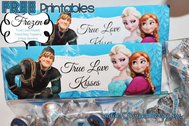 Free Frozen Valentines Day Printables Frozen TreatBagToppers Printables Fre