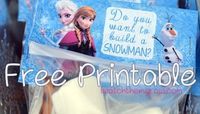 Free Printable Frozen Build A Snowman Kit Labels