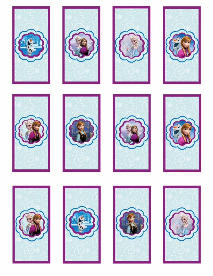 Free Printable Frozen Labels. Oh My Fiesta in english