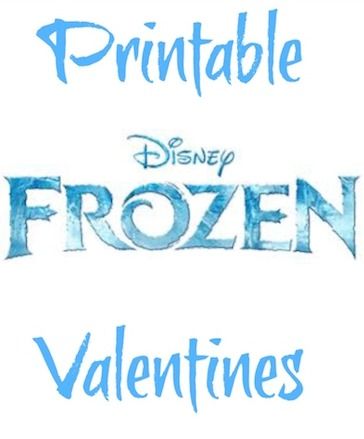 Free printable Disney Frozen valentines cards. frozen valentinescards free