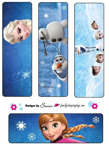 Frozen Birthday with Snow Free Printable Boxes. Oh My Fiesta in english