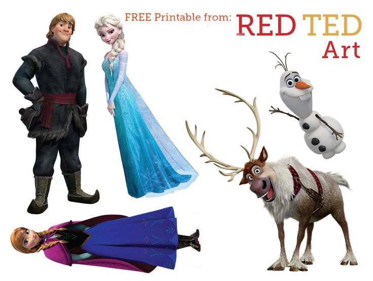 Frozen Characters Free Printable 2