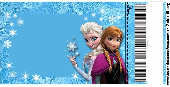 Frozen Free Printable Cards or Party Invitations. Oh my fiesta eng