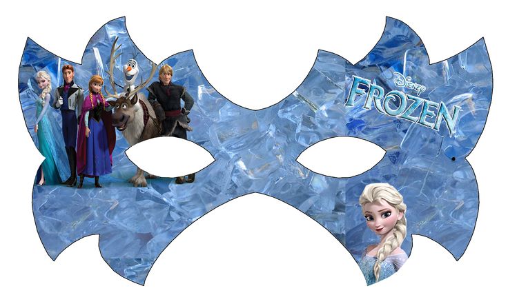 Frozen Free Printable Mask