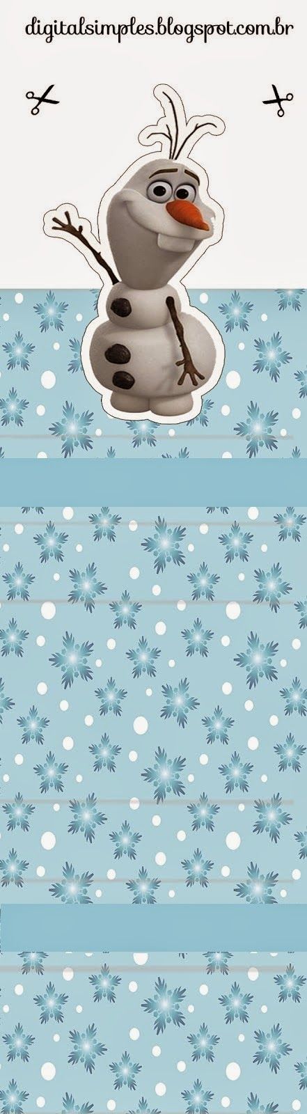 Frozen Free Printable Original Nuggets or Gum Wrappers