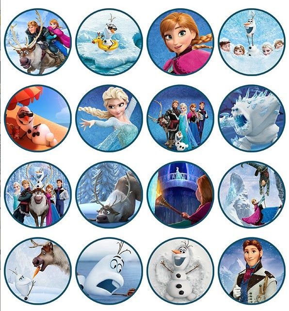 Frozen Free Printable Toppers. Oh my fiesta eng