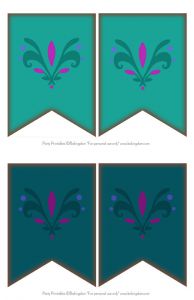 Frozen Birthday Banner Printable Free | BubaKids.com