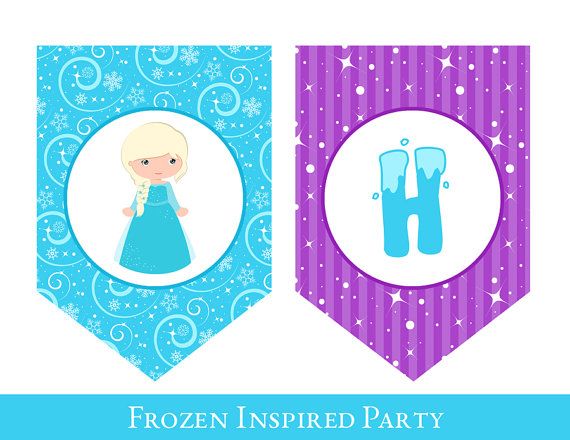 Frozen Inspired Birthday Printable Mini Set Olaf Party Printable Party printab