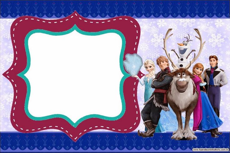 Frozen Party Free Printable Invitations