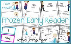Frozen Printable Early Reader early Frozen printable Reader Early Frozen