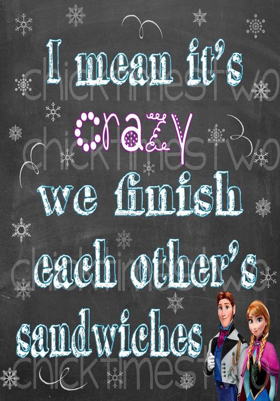 Frozen Printable Instant Download by ChickTimesTwo on Etsy