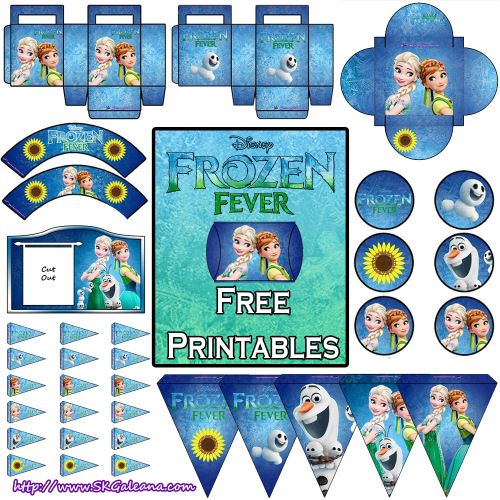 Frozen fever free printables SKGaleana
