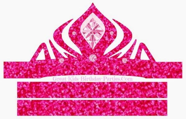 Frozen in Pink Free Printable Crown or Tiara