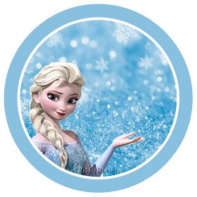 Frozen in Snow Toppers or Free Printable Candy Bar Labels