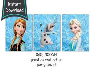 Disney Frozen OLAF Digital Paper Instant Download - Scrapbooking FROZEN ...