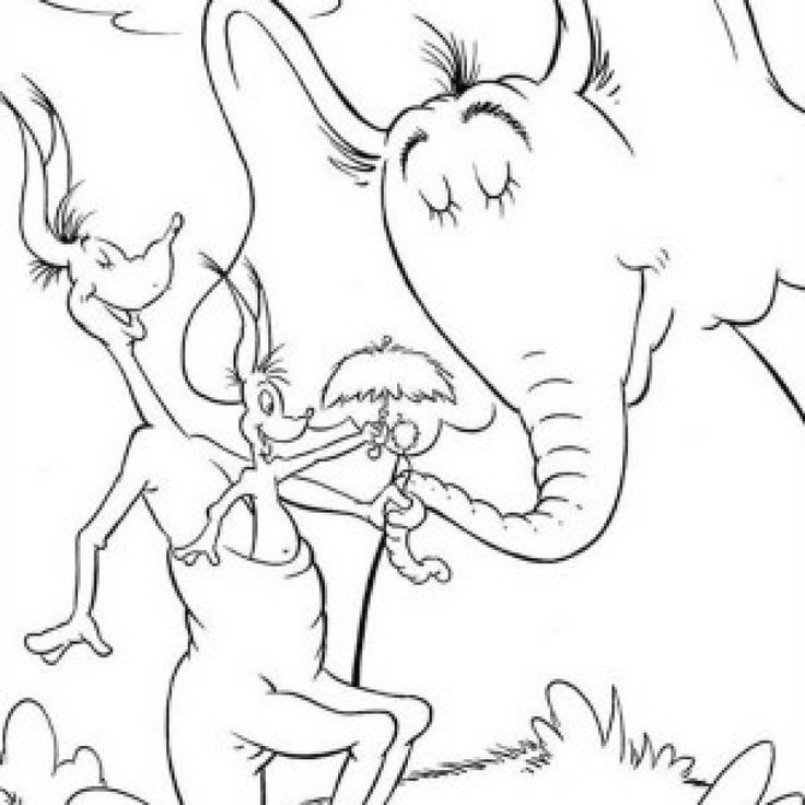 Horton Hears A Who Coloring Page Dr Seuss Coloring Pages 12