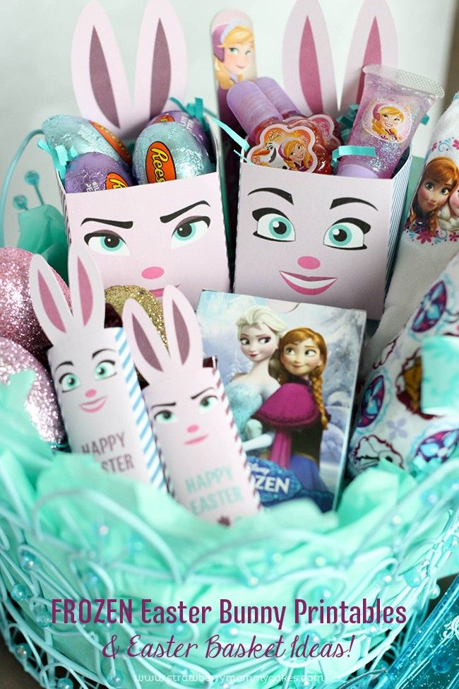I created these FROZEN Easter Bunny Printables for my kids and I CAN NOT wait to