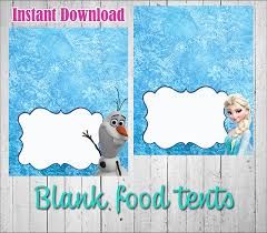 Image result for frozen free printables food labels